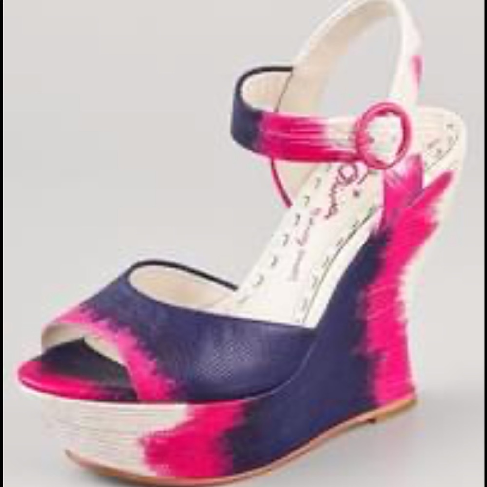 Alice and olivia Jana wedge sandals